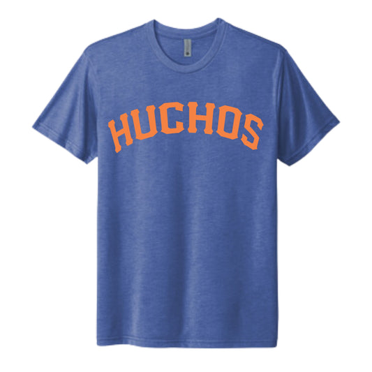 HUCHOS Blue/Orange Short Sleeve T-shirt