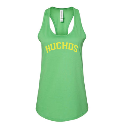 HUCHOS Green/Yellow Racerback Tank