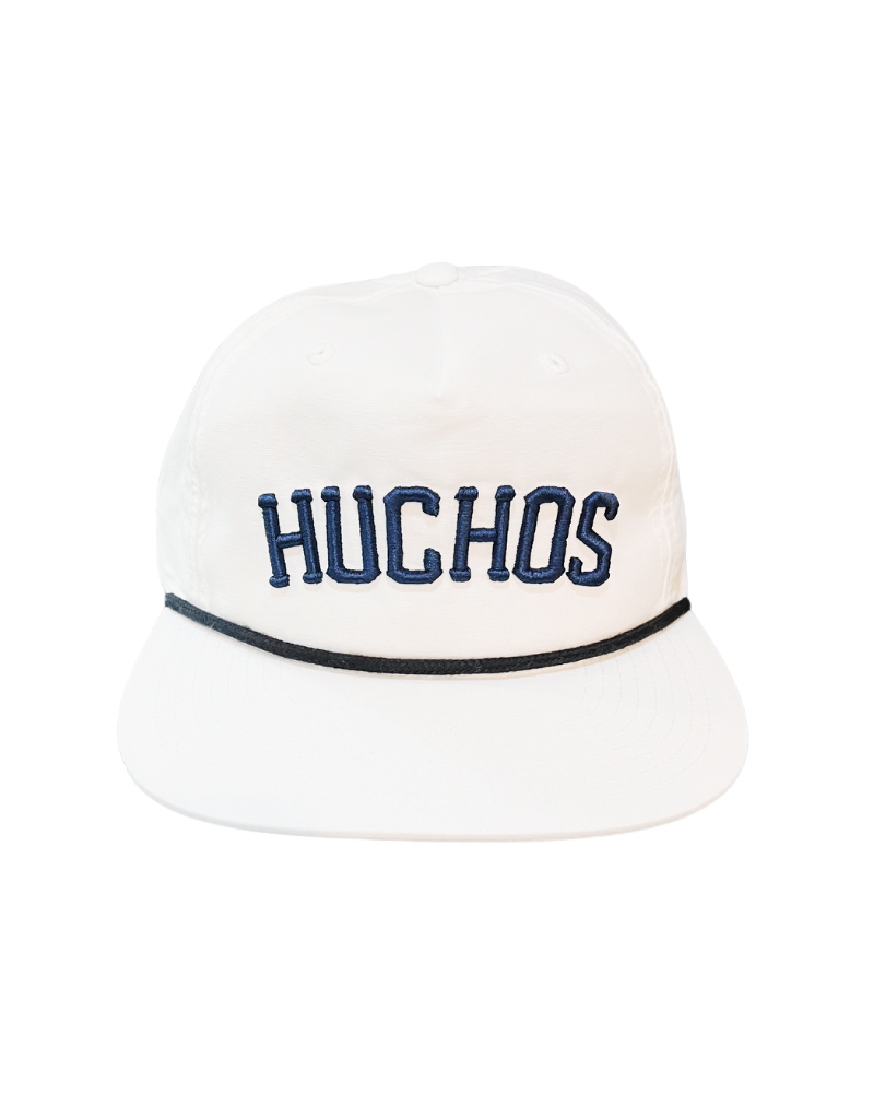 HUCHOS White/Navy Rope Hat