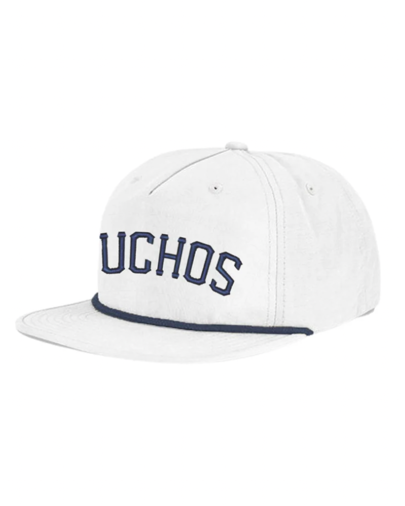 HUCHOS White/Navy Rope Hat