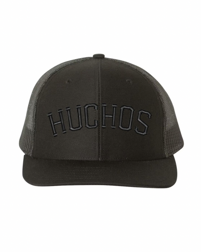 HUCHOS Black/Black Trucker Hat